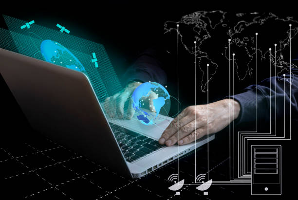 istock A business man using a notebook computer and internet technology to connect to worldwide trading partners. 1370223480