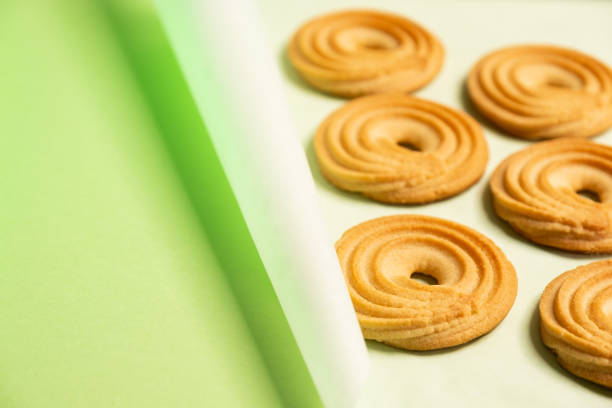 istock Crunchy butter cookies. 1370223566