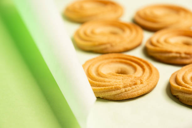 istock Crunchy butter cookies. 1370223568