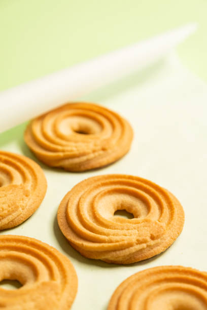 istock Crunchy butter cookies. 1370223576