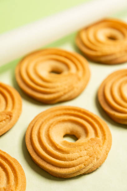 istock Crunchy butter cookies. 1370223577