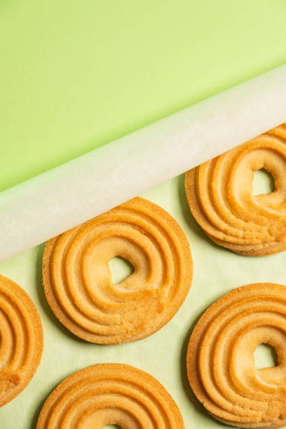 istock Crunchy butter cookies. 1370223592