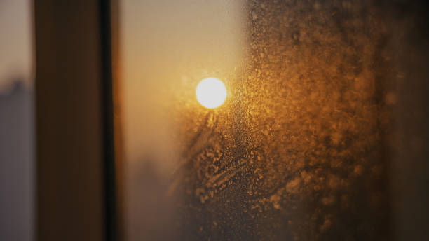 istock The morning sun shone on the glass 1370225341