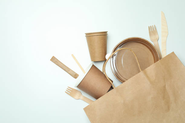 istock Delivery containers for takeaway food on white background 1370265203