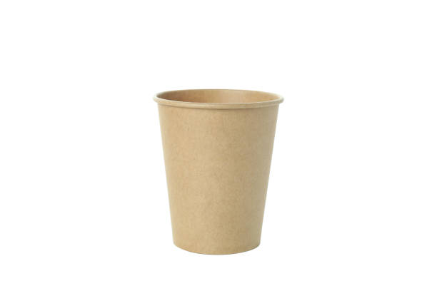 istock Blank paper cup isolated on white background 1370265739