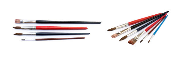 istock Set of paint brushes 1370270051