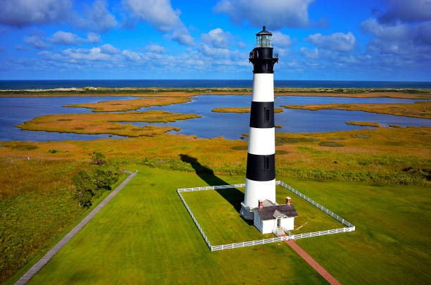 istock lighthouse on Bodie Island on North Carolina's Outer Shore. 1370271454