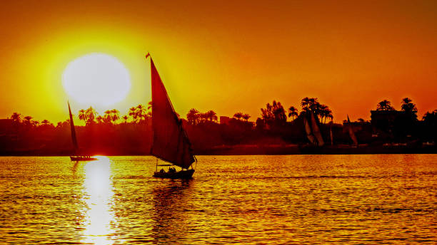 istock sunset Felucca Nile 1370272797