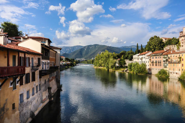 istock Brenta River in Bassano del Grappa, Italy. 1370273378