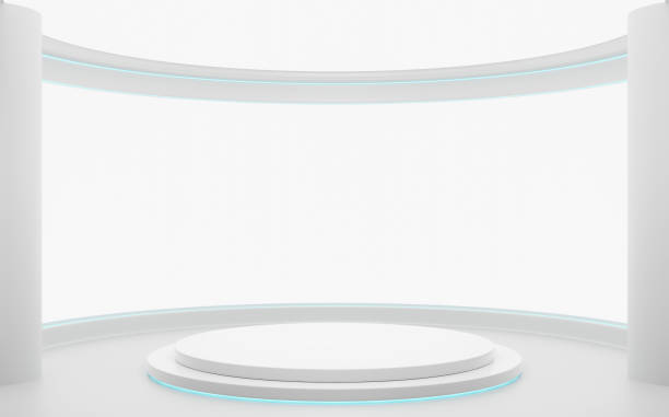 istock podium background for product presentation.3d illustration 1370275843
