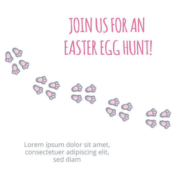 Rabit Foot Pattern 970+ Rabit Footprint Stock Illustrations, Royalty-Free Vector Graphics ...