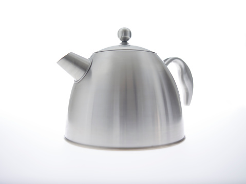 Modern metal teapot