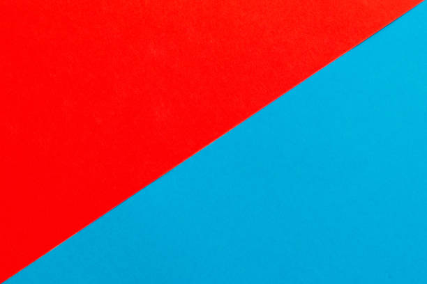 istock Red and blue areas separated by diagonal boundary 1370279797
