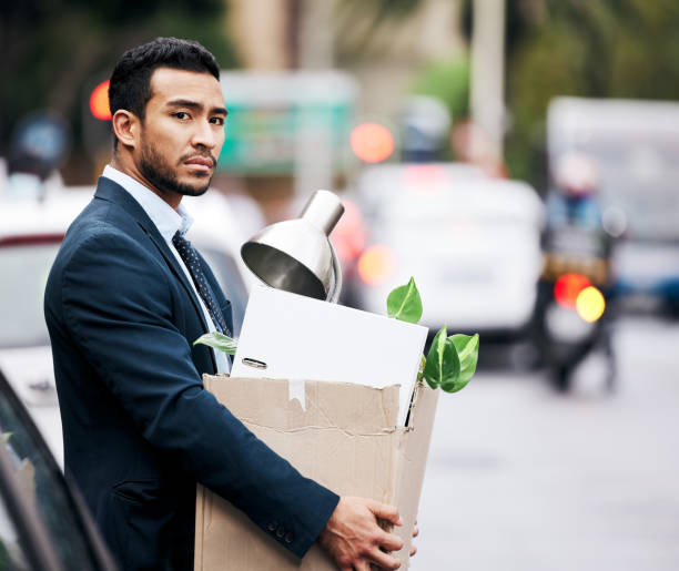 Shot of a young businessman looking depressed after being retrenched from work I have not failed being fired photos stock pictures, royalty-free photos & images
