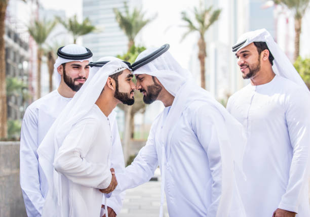 istock Group of businessmen in Dubai 1370285965