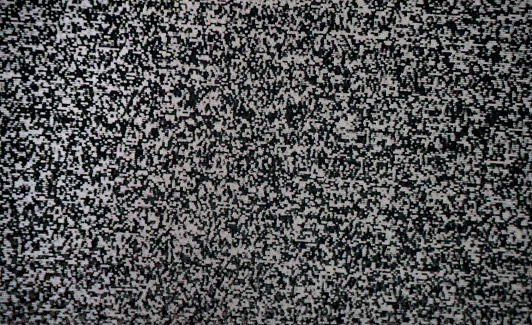 image of empty channel tv screen