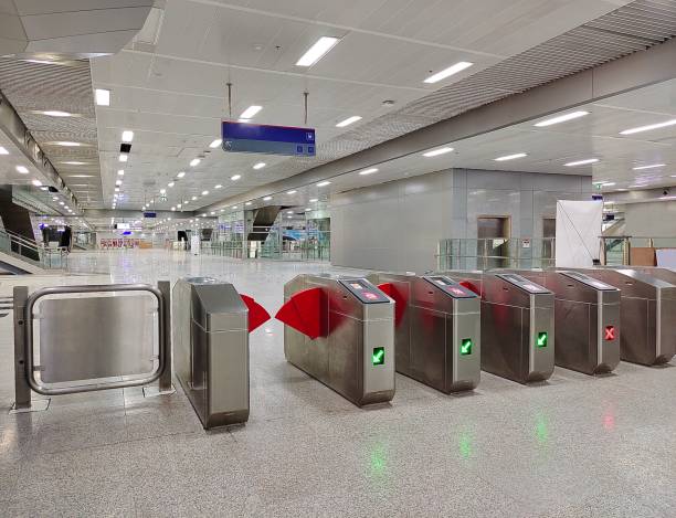istock Ticket Barriers Machine Bang Sue Grand Railway Station 1370289523