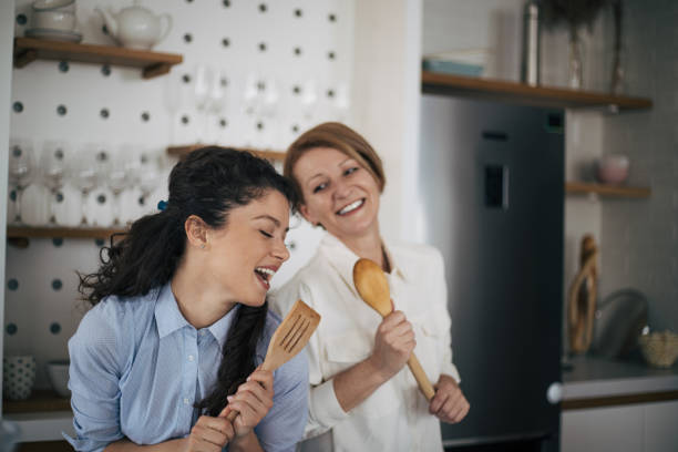 istock Mother and daughter enjoying in the kitchen. 1370294204