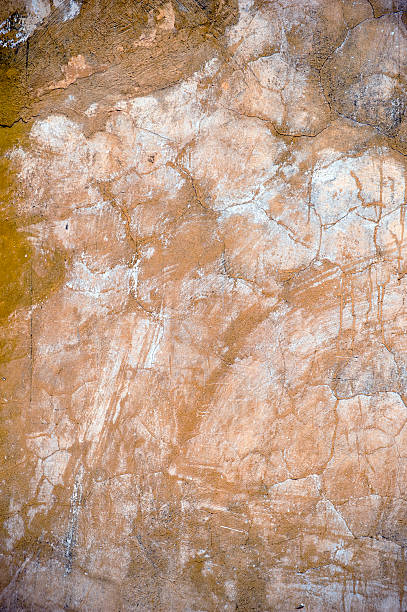istock Old roman wall sephia colour 137030229