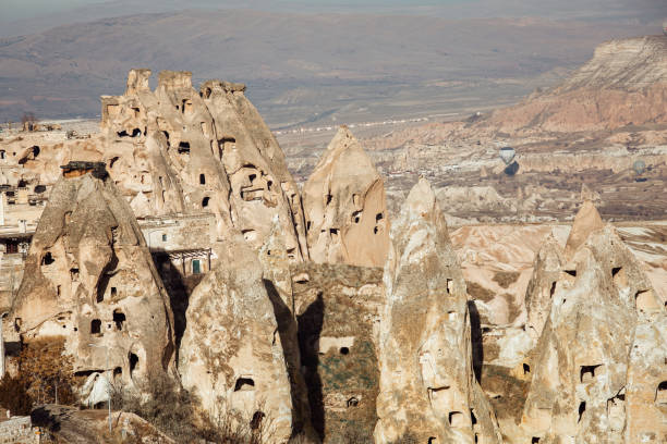 istock Historical Cave Houses in Uchisar, Cappadocia. 1370302880
