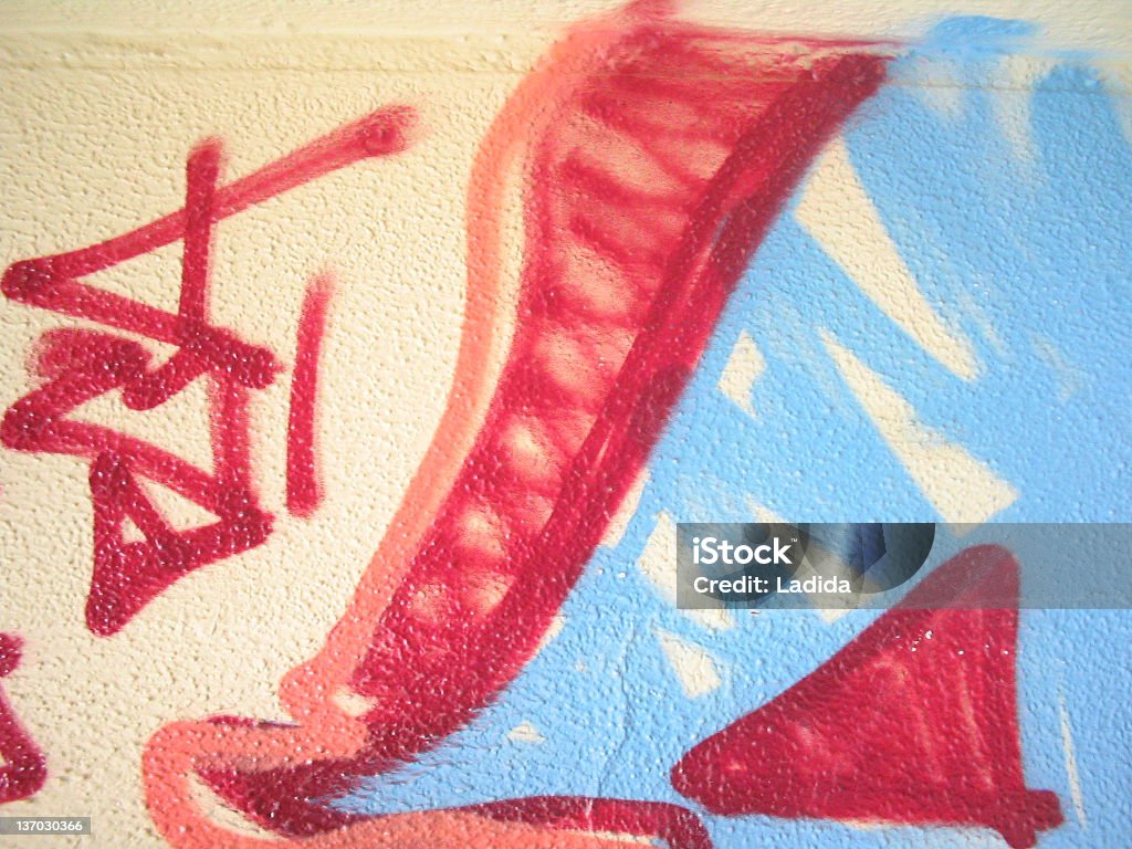 Alley Graffiti detail from graffiti Abstract Stock Photo