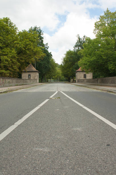 istock Road on an old bridge in Spremberg Germany 1370304058
