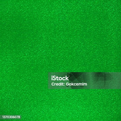 istock Abstract Background with Green Glittering Brush Stroke. Gold Foil Shiny Grunge Texture. 1370306078