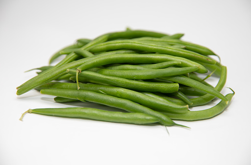 Close up of green beans