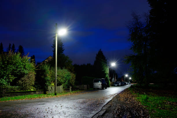 istock Remote nocturnal street scene 1370308194