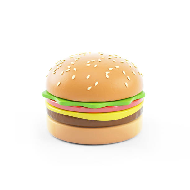 istock 3d illustration of a hamburger 1370309600
