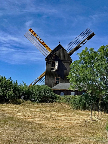 Old windmill in Ahrenshoop