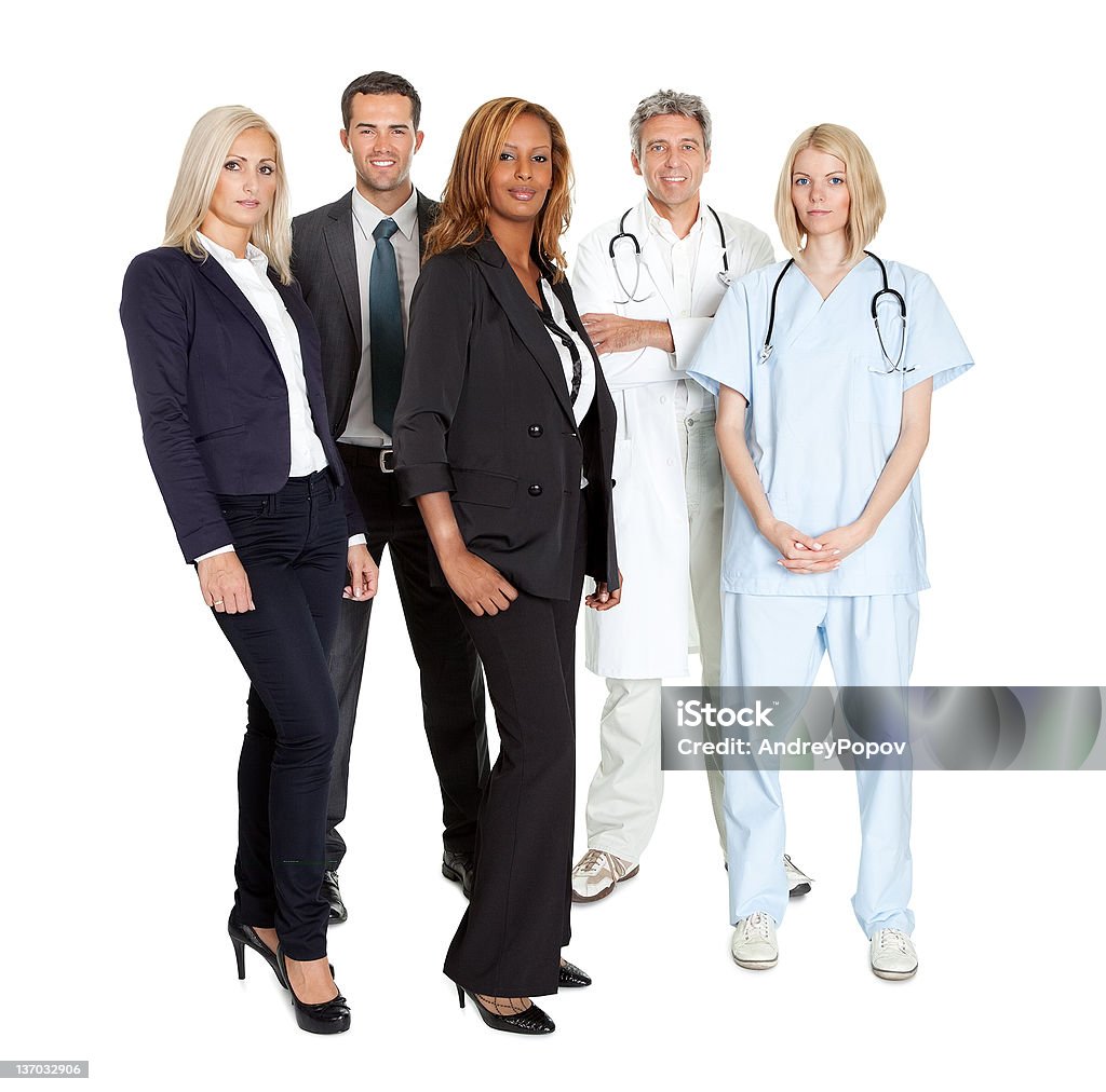 Grupo de pessoas de trabalho seguro - Royalty-free Adulto Foto de stock