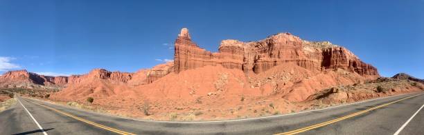 istock Wide Angle highway at Capitol Reef 1370333795