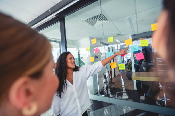 istock Group of business people brainstorming. 1370346408