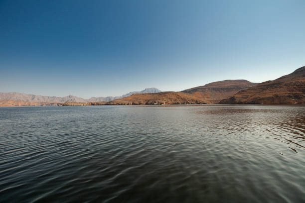 musandam fjorde, oman - arabian peninsula stock-fotos und bilder