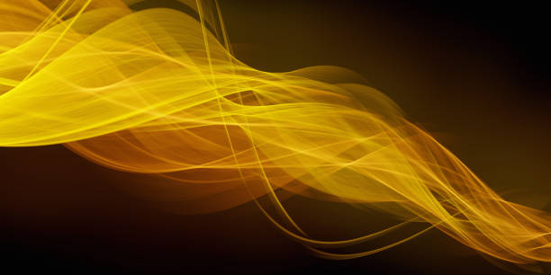 istock Abstract Wave Glowing Lights Vibrant Dark Red Colors Modern Abstract Background 1370349905