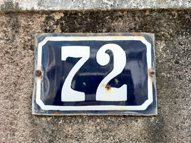 istock 72 number illustrative - plate with numerical scene 1370352534