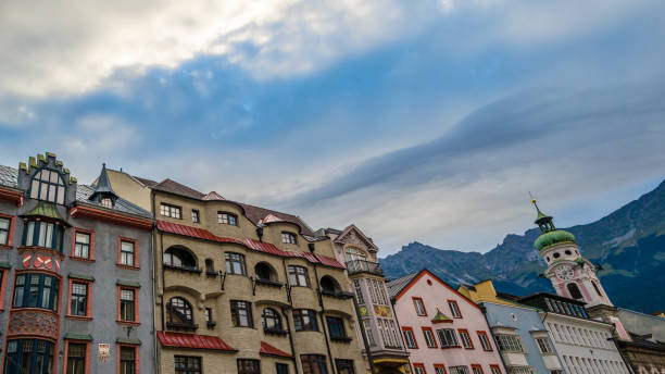 istock Colorful architecture in Innsbruck, Austria 1370356082