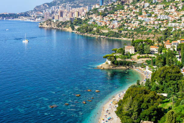 istock Panoramic view of the Cote d'Azur Bay 1370358422