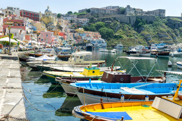 istock Fishing village on Procida island 1370358538