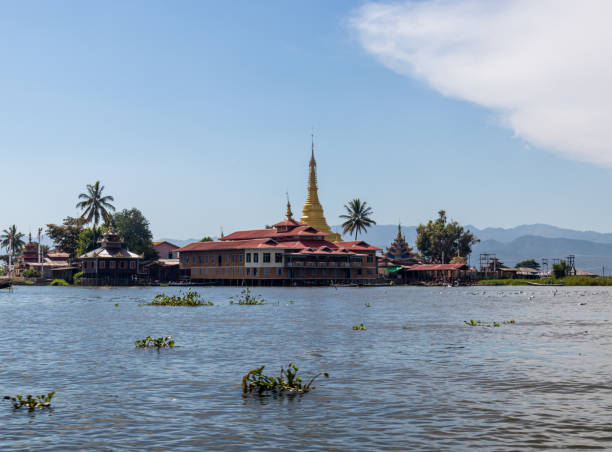 istock Floating village at the Inle lake 1370370623