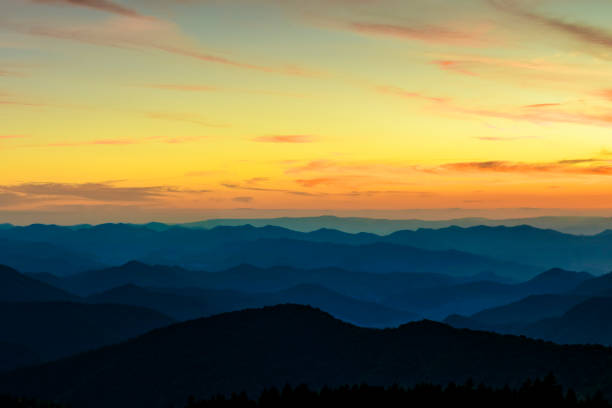 istock Blue Ridge Parkway Golden Sunset Ridges 1370370768