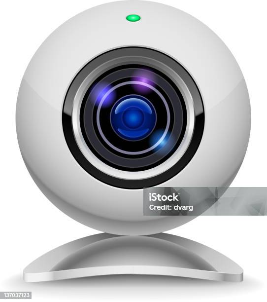 Webcam - Immagini vettoriali stock e altre immagini di Webcam - Webcam, Macchina fotografica, Attrezzatura