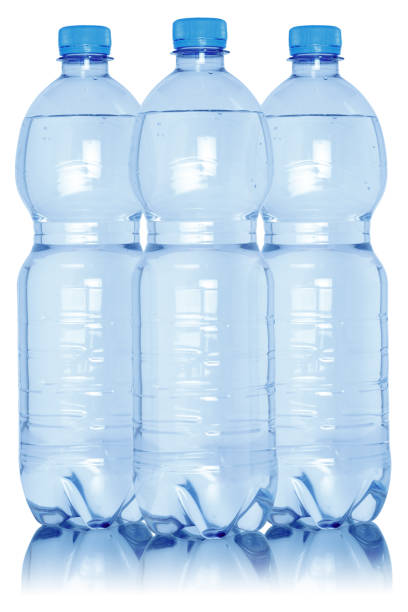 istock Water bottles collection isolated on white 1370374200
