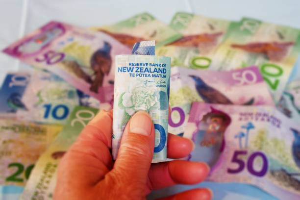 istock New Zealand Dollar Notes Money (NZD) Background 1370376201