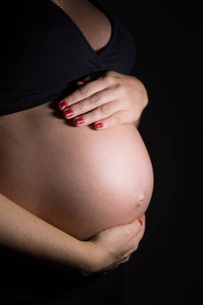 close-up  pregnant
