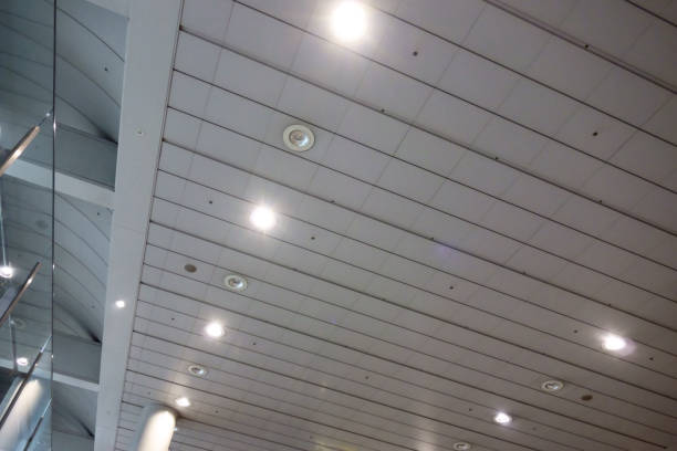 istock Today's lamps on the ceiling with the latest design 1370394043