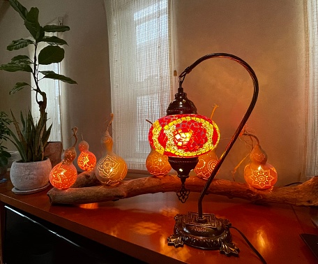 Turkey lamp,Gourd lamp
