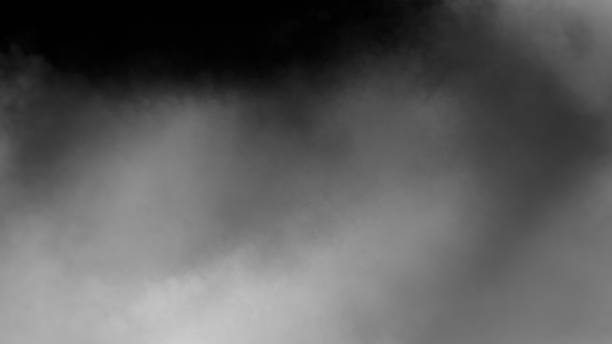 istock Smoke on black background, smoke background 1370415703