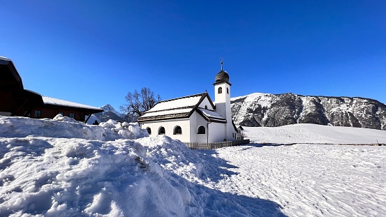 Gallzein Hochgallzein Hof im Bezirk Schwaz Tuxer Alpen Tirol Österreich - Kapelle Kirche Kirchlein